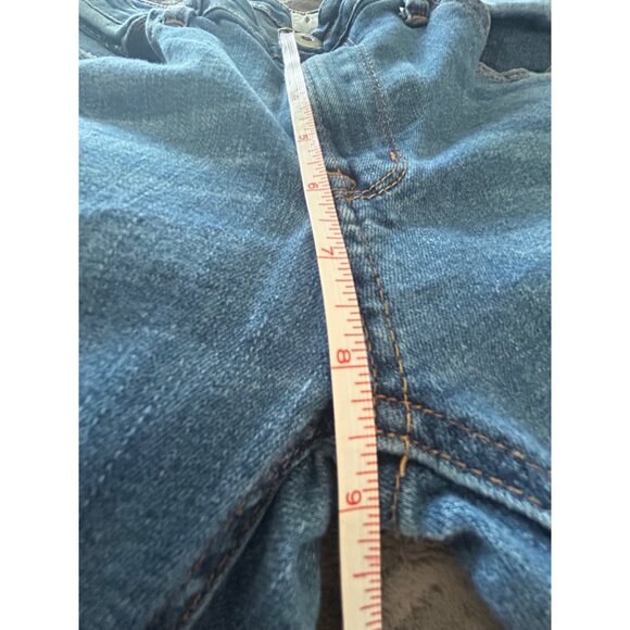 Hudson Juniors Distressed Straight-Leg Jeans Medium Wash Denim Size 18 - Picture 10 of 11